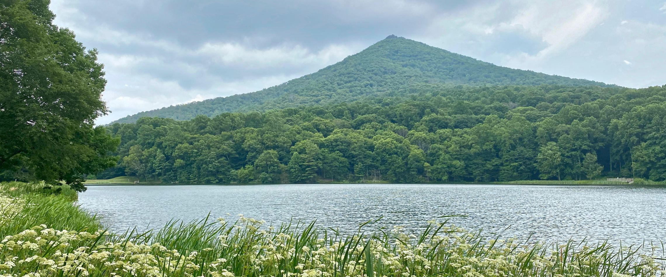 Peaks of Otter in Bedford County in the Summertime